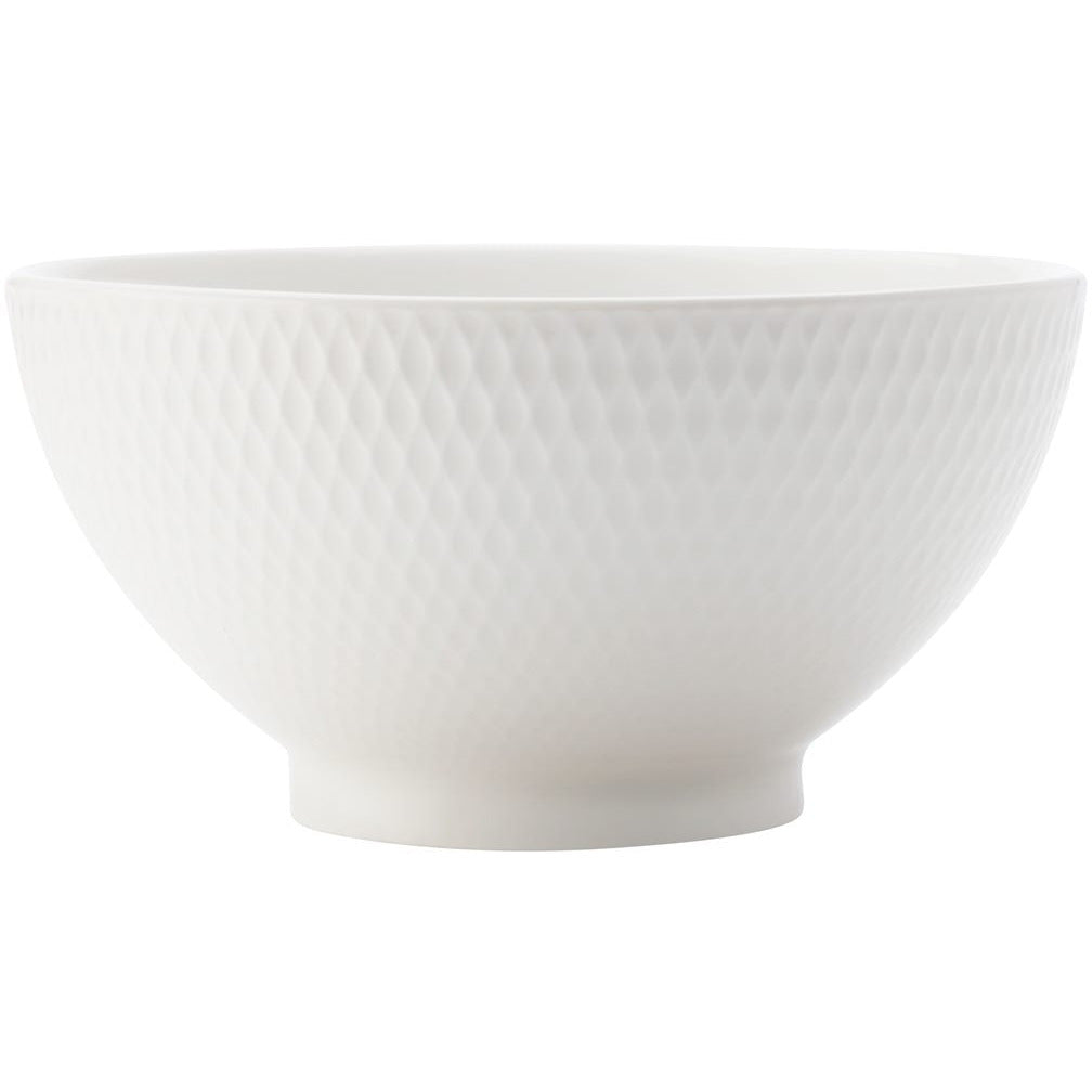 Maxwell & williams White Basics Diamonds Rice Bowl 12.5cm