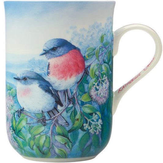 Maxwell & Williams Birds Of Australia Anniversary Mug - Rose Robin