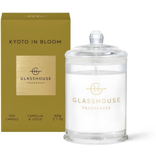 Glasshouse Kyoto In Bloom - Camellia & Lotus 60g Candle