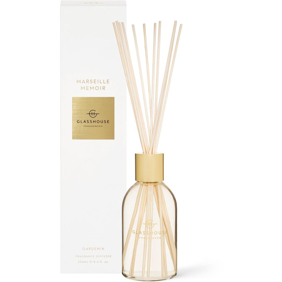 Glasshouse Marseille Memoir - Gardenia 250ml Diffuser