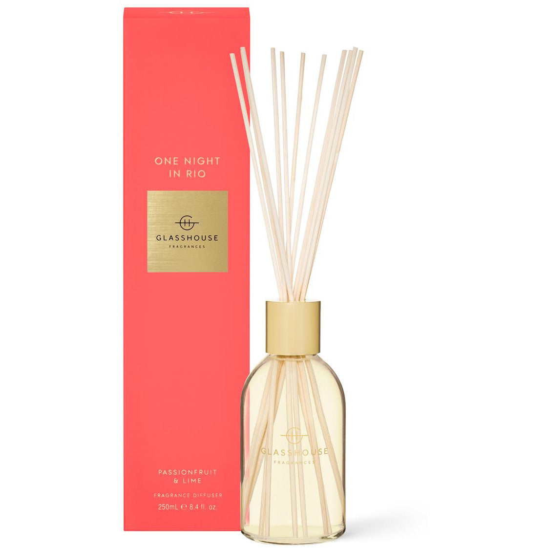 Glasshouse One Night In Rio - Passionfruit & Lime 250ml Diffuser