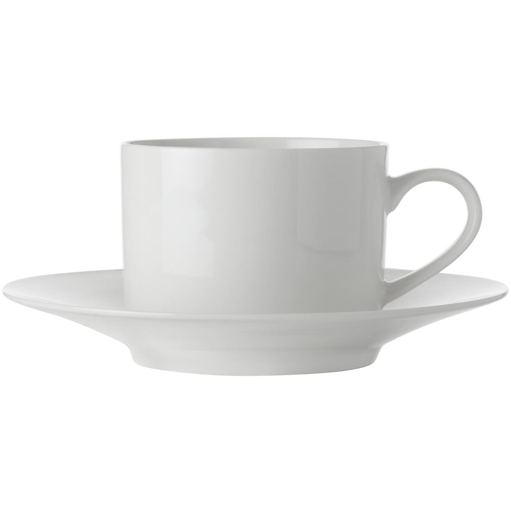Maxwell & Williams White Basics Straight Cup & Saucer 250Ml