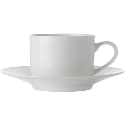 Maxwell & Williams White Basics Straight Cup & Saucer 250Ml