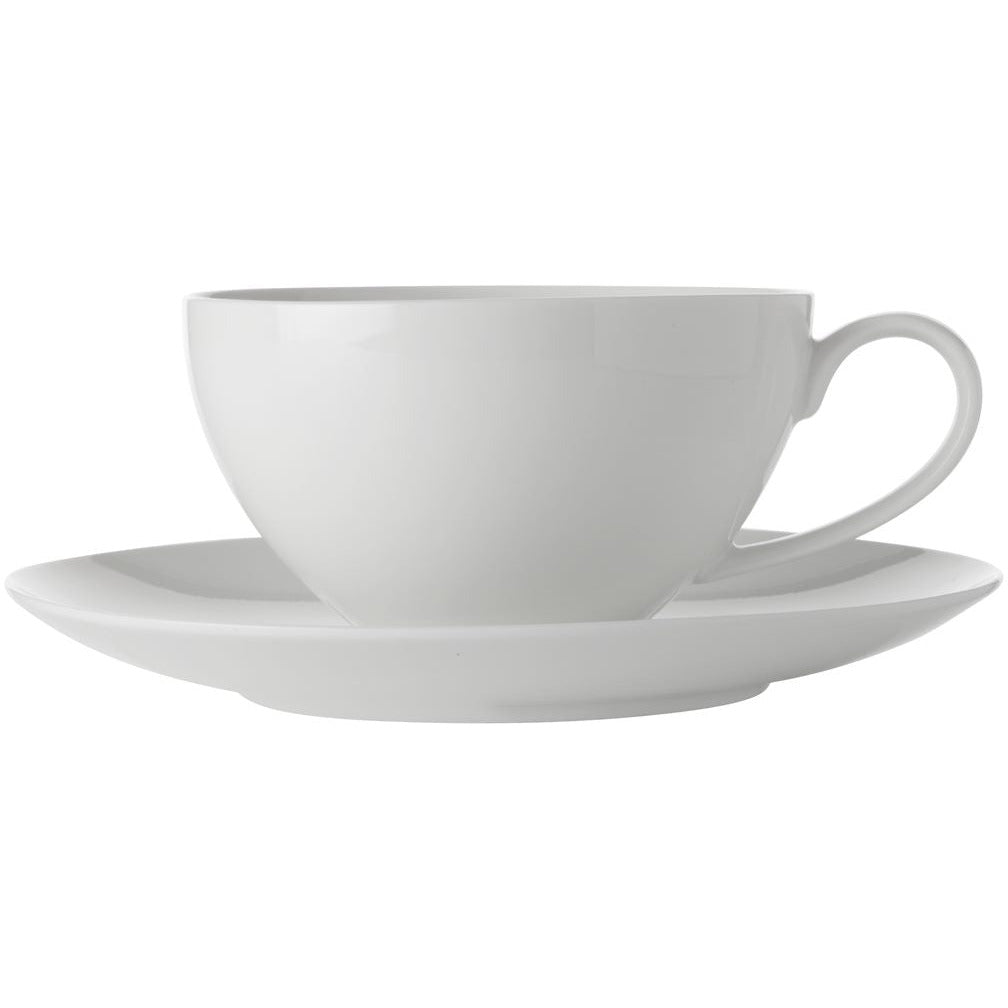 Maxwell & Williams White Basics Coupe Breakfast Cup & Saucer 400Ml