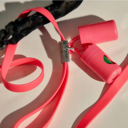 Frank Green Pet Poo Bag Holder - Neon Pink