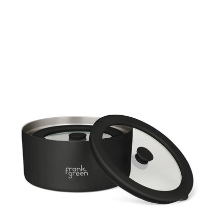 Frank GreenPack of 2 Stainless Steel Bowls with Lid - Midnight