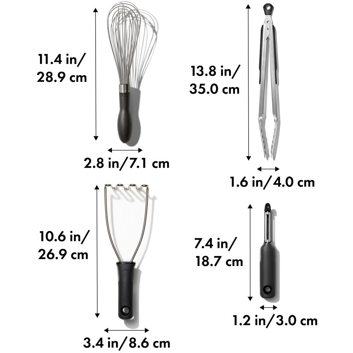 OXO Good Grips 4-Piece Essential Kitchen Tool Set