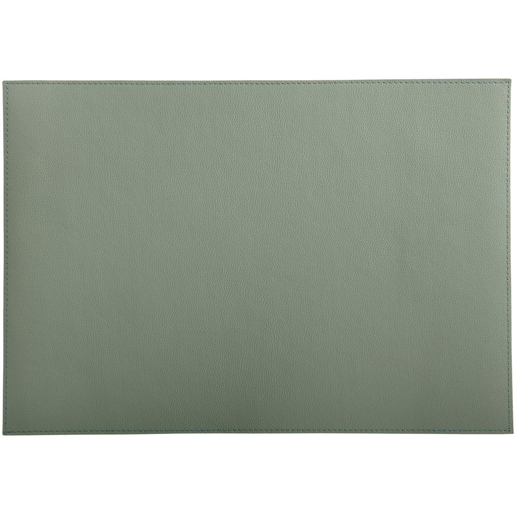 Maxwell & Williams Table Accents Leather Look Cowhide Placemat 43x30cm Sage
