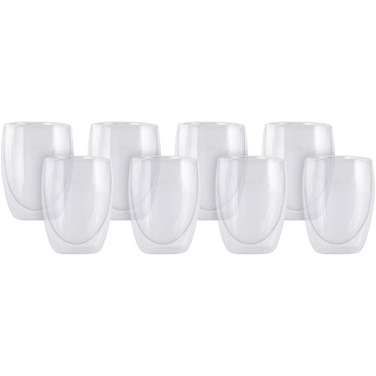 Maxwell & Williams Blend Double Wall Cup 350ml Set of 8