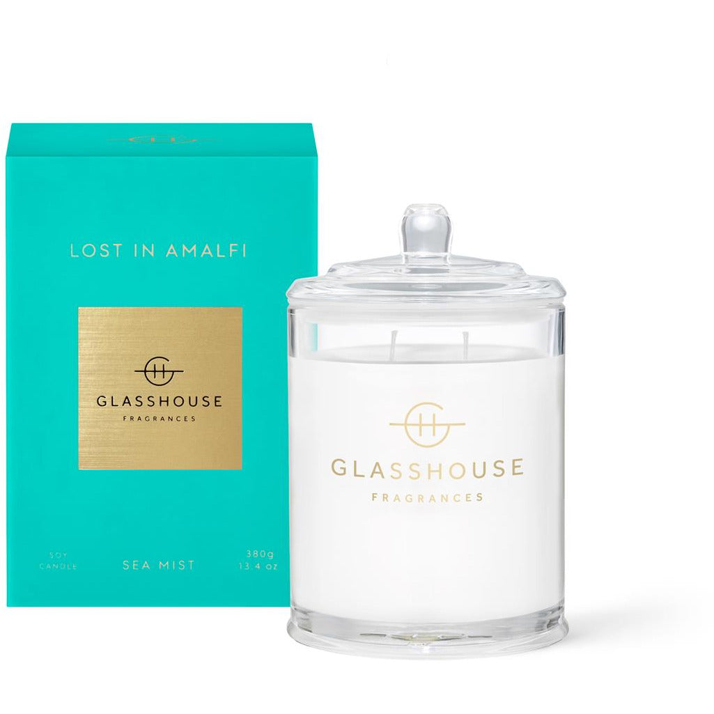 Glasshouse Lost In Amalfi - Sea Mist 380g Triple Scented Candle