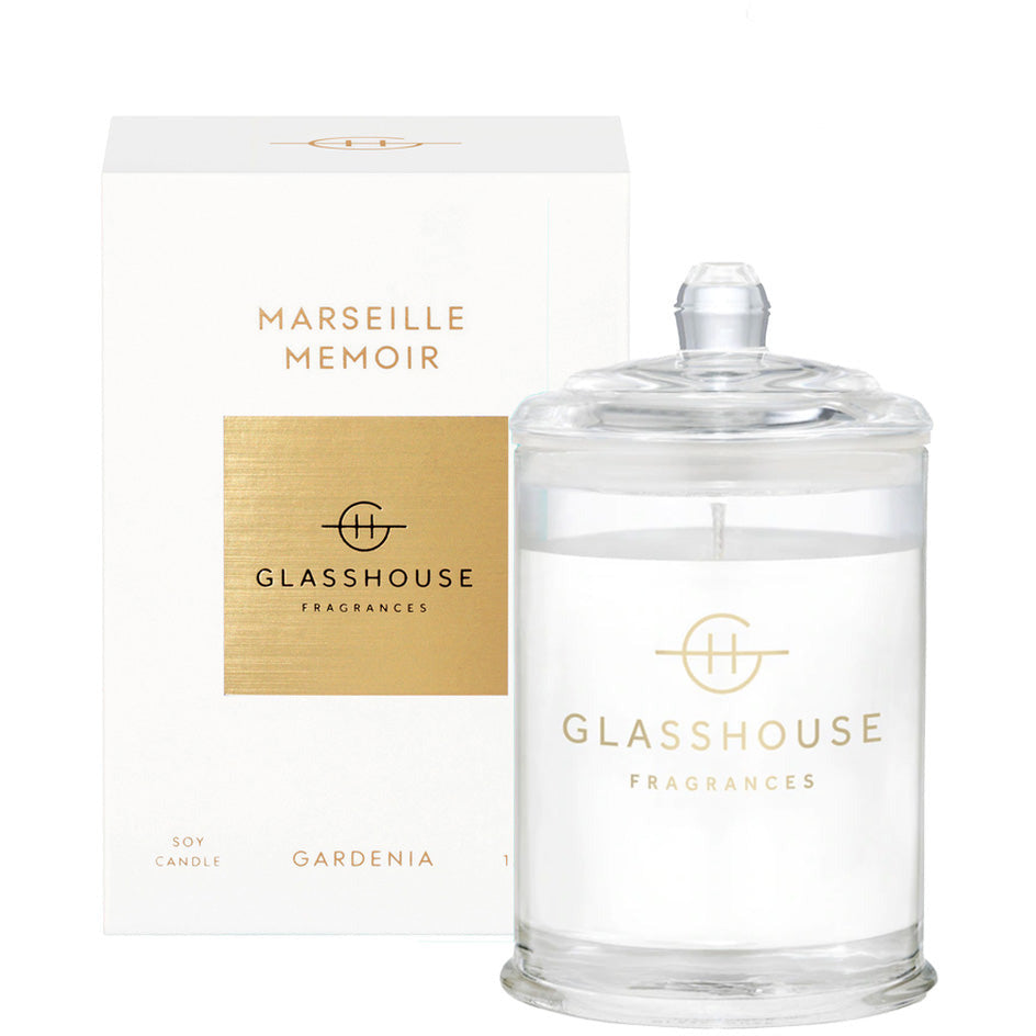 Glasshouse Marseille Memoir 60g Candle - Gardenia