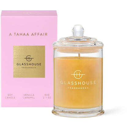 Glasshouse A Tahaa Affair Candle - Vanilla Caramel 60g Triple Scented Candle