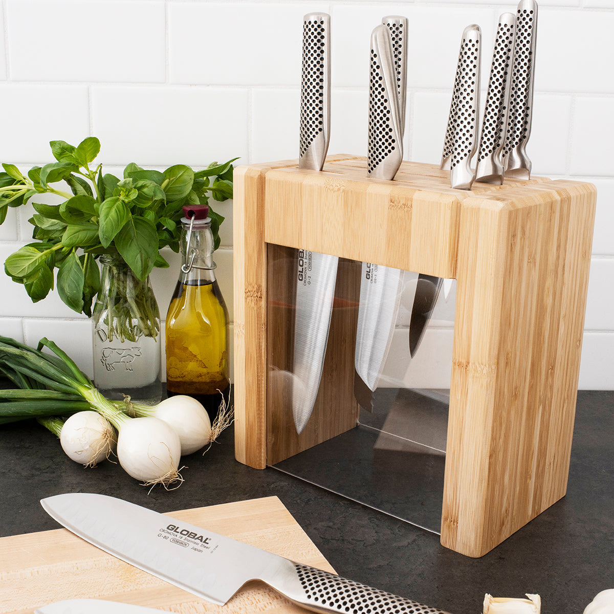 Global Ikasu 10 Piece Knife Block Set