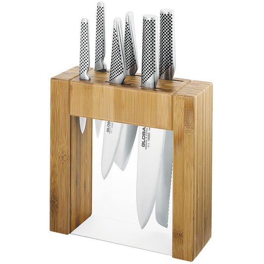Global 7 Piece Ikasu Knife Block Set