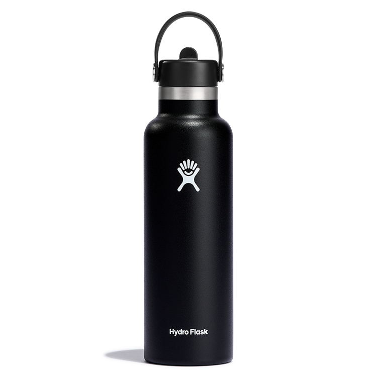 Hydro Flask 21oz Standard Mouth Straw Lid - Black