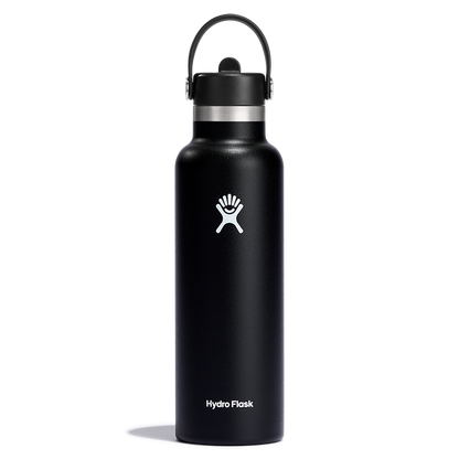 Hydro Flask 21oz Standard Mouth Straw Lid - Black