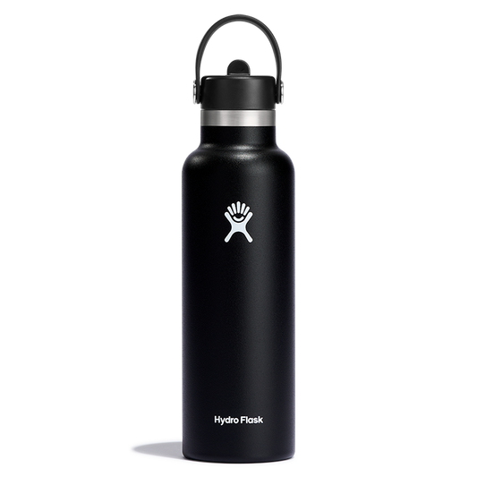 Hydro Flask 21oz Standard Mouth Straw Lid - Black