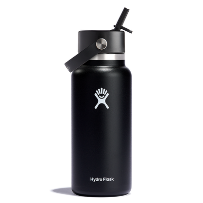 Hydro Flask 32oz Wide Mouth Straw Lid - Black