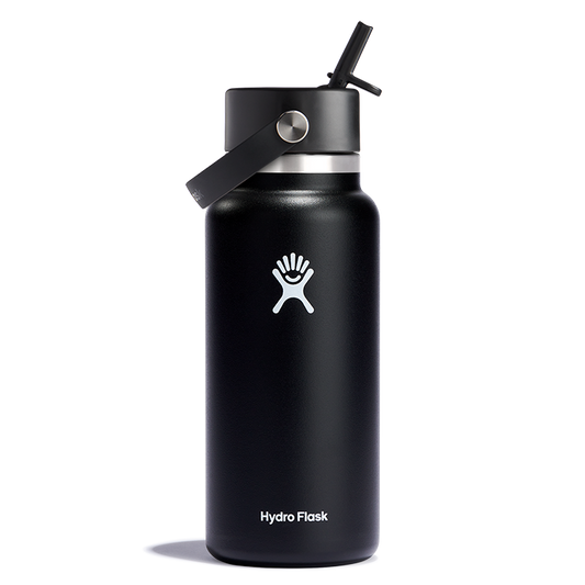 Hydro Flask 32oz Wide Mouth Straw Lid - Black