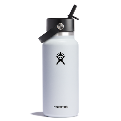 Hydro Flask 32oz Wide Mouth Straw Lid - White