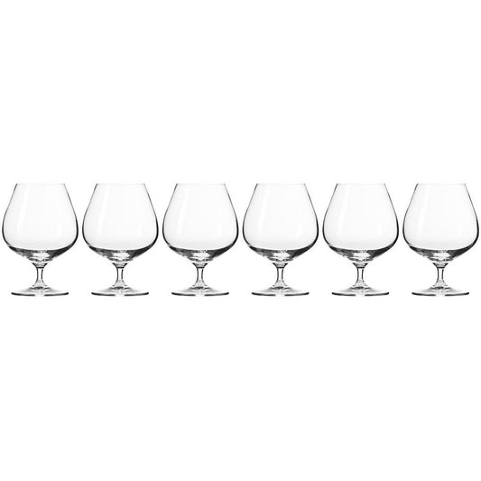 Krosno Harmony Cognac Glass 550ml - 6pce Set