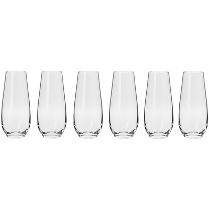 Krosno Stemless Flute 230ml - 6pce Set