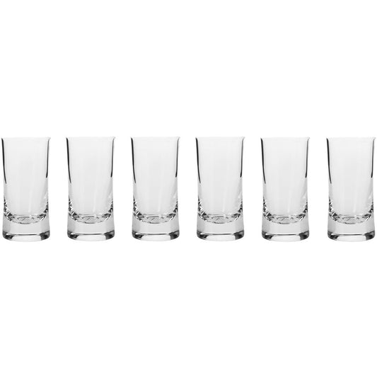 Krosno Harmony Shot Glass 40Ml Set Of 6 Gift Boxed