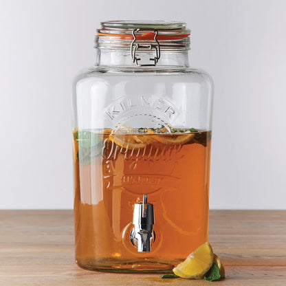Kilner Round Clip Drink Dispenser 5L