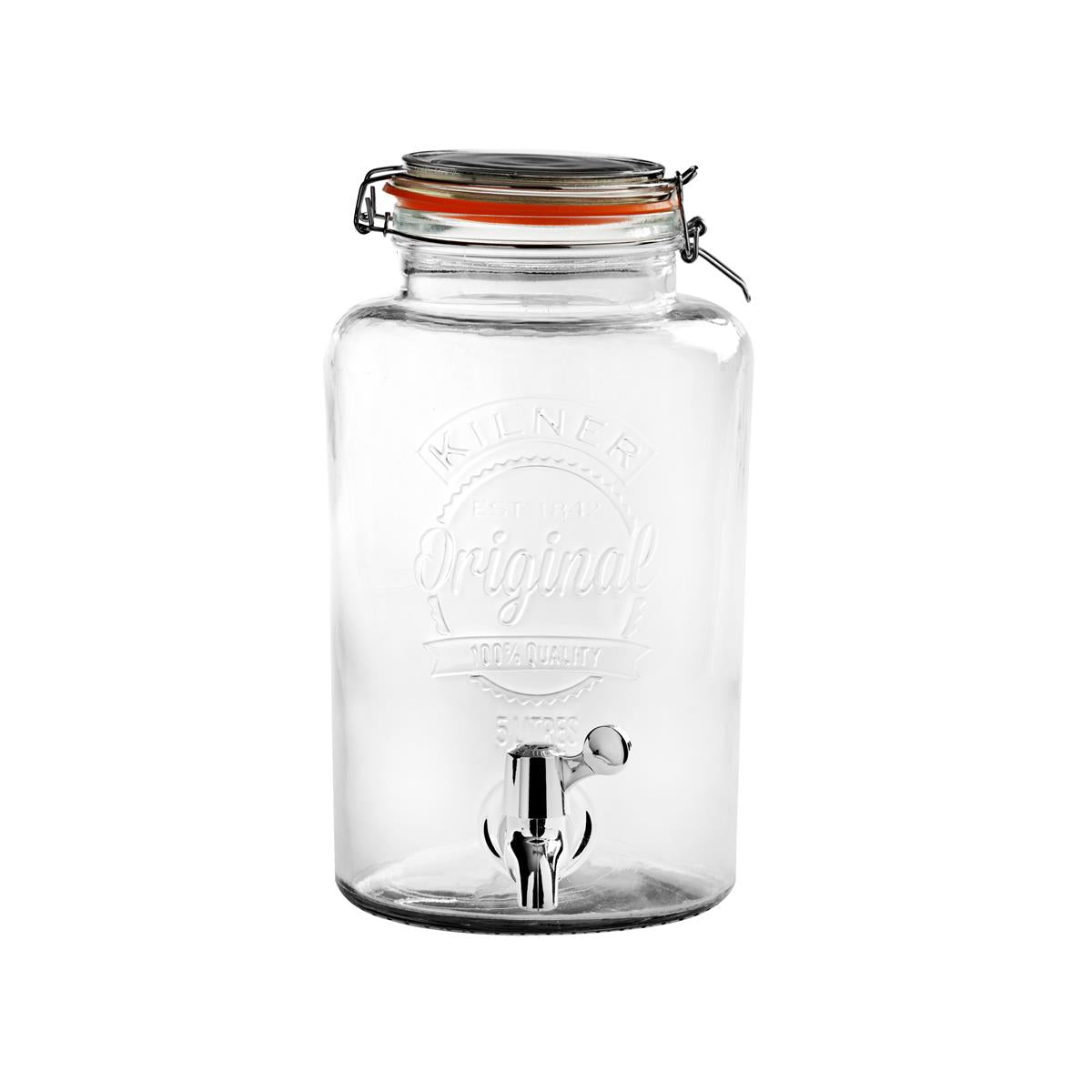 Kilner Round Clip Drink Dispenser 5L