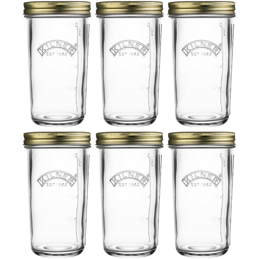 Kilner Wide Mouth Preserve Jars Set of 6 500ml