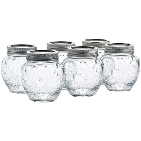 Kilner Strawberry Jar Set of 6 400ml