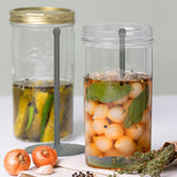 2 Kilner Pickle Jars with Lifters | Pickled Onions and Dill Pickles