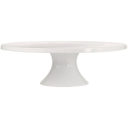 Maxwell & Williams White Basics Diamonds Footed Cake Stand 30cm Gift Boxed