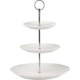 Maxwell & Williams White Basics Diamonds 3 Tiered Cake Stand Gift Boxed