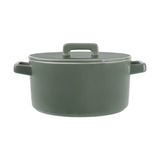 Maxwell and Williams Epicurious Round Casserole 1.3L Sage Gift Boxed