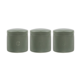 Maxwell and Williams Epicurious Canister 600ML Set of 3 Sage Gift Boxed