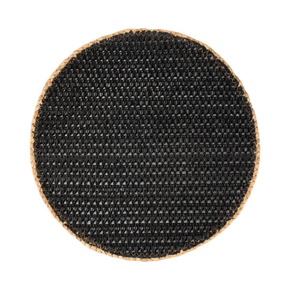 Maxwell and Williams Table Accents Placemat 38cm Round Black Natural