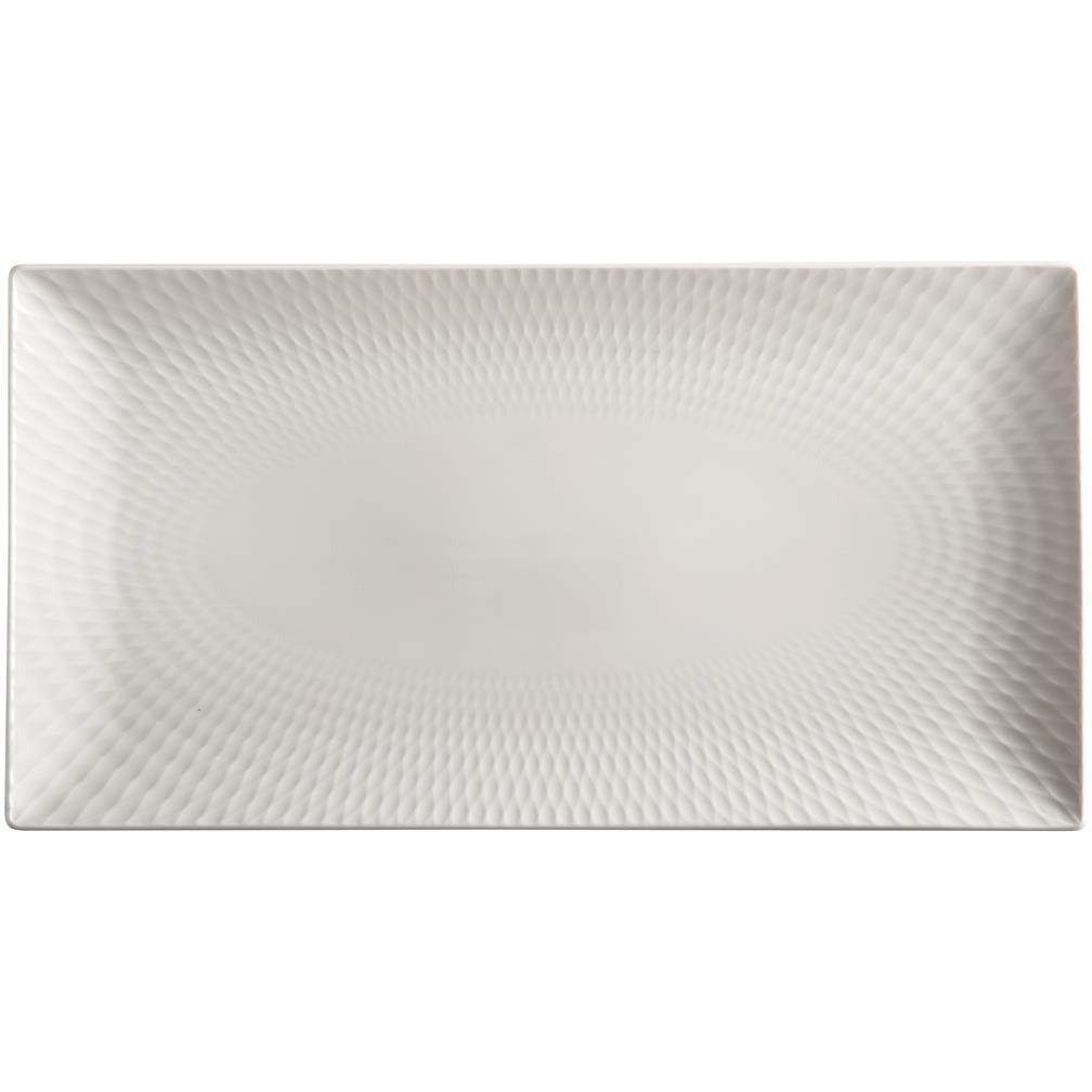 Maxwell & Williams White Basics Diamonds Rectangular Platter 35cm x 19cm