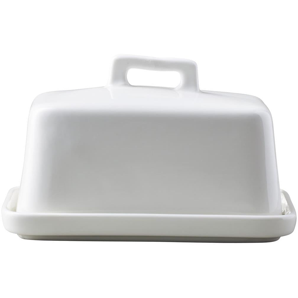 Maxwell & Williams Epicurious Butter Dish White Gift Boxed