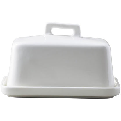 Maxwell & Williams Epicurious Butter Dish White Gift Boxed