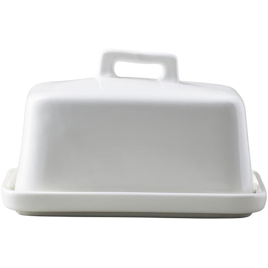 Maxwell & Williams Epicurious Butter Dish White Gift Boxed