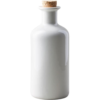 Maxwell & Williams Epicurious Oil Bottle Cork Lid 500Ml White Gift Boxed
