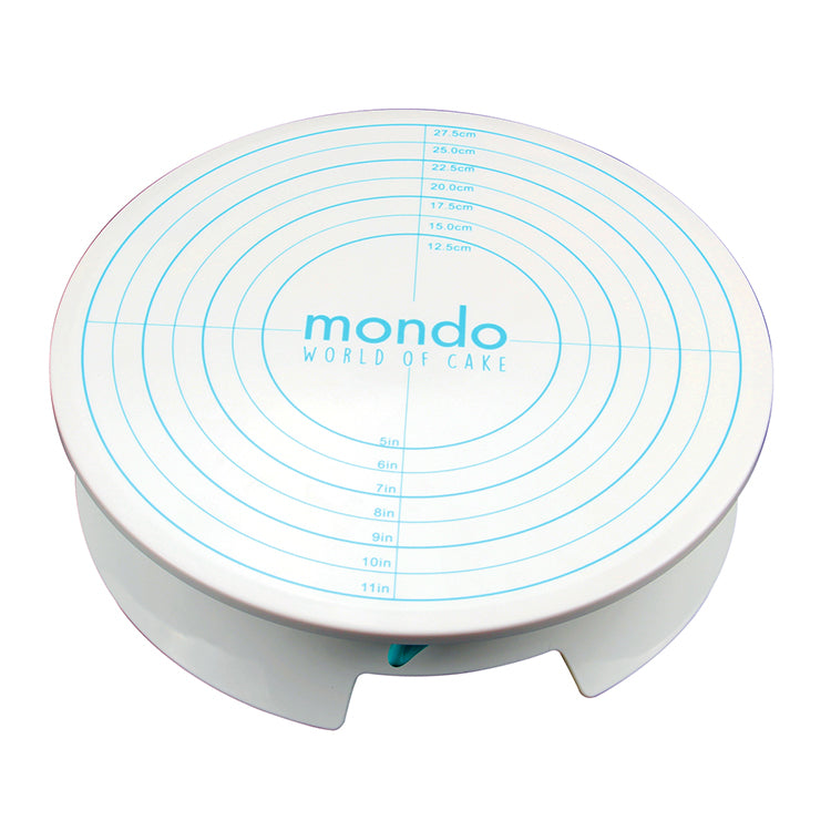 Matchbox Turntable Cake Decorating Turntable with Brake 30.3cm| Mondo | Matchbox