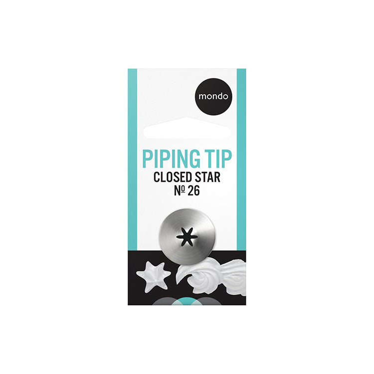 Mondo #26 Closed Star Piping Tip