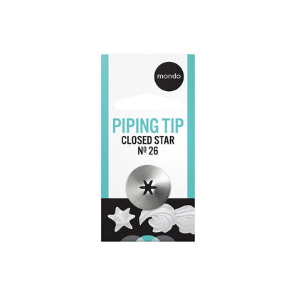 Mondo #26 Closed Star Piping Tip