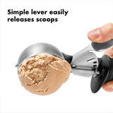 OXO Trigger Ice Cream Scoop Black