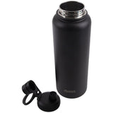 Oasis Insulated Challenger Bottle with Screw Cap 1.1L Black