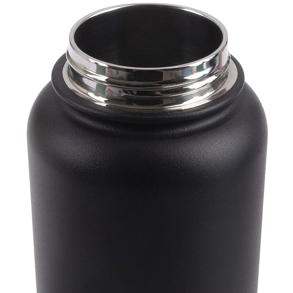 Oasis Insulated Challenger Bottle with Screw Cap 1.1L Black