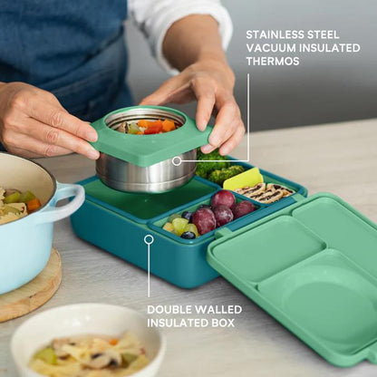 Omie OmieBox Hot & Cold Bento Box Meadow