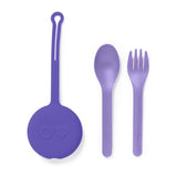 Omie OmiePod 3 Pce Cutlery Set Lilac